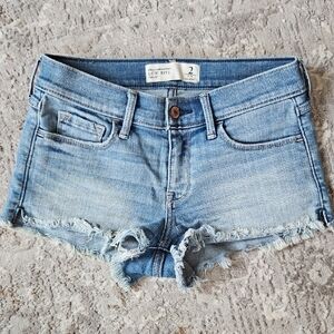 Abercrombie & Fitch Light Blue Low Rise Shorts